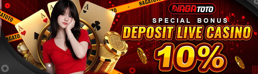 BONUS DEPOSIT LIVE CASINO 10%